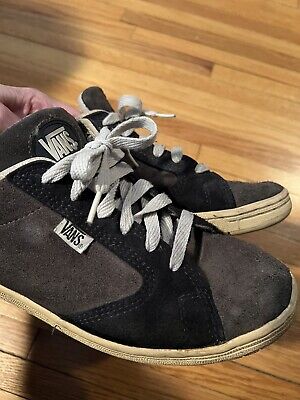 Rare 1995 Old School Vintage Skate Shoes by VANS Grey Blue Rare 1995 Old School Vintage Skate Shoes by VANS Grey Blue
