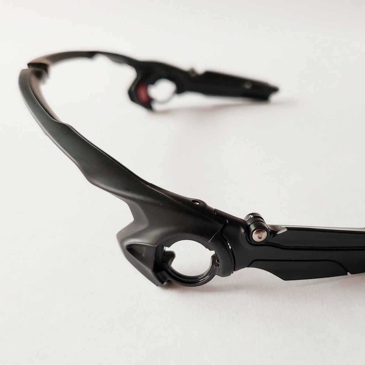 Oakley Jawbreaker Matte Black Gunmetal Accent Frame Upper Section
