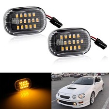 For 1994-2005 Toyota Celica Clear Lens Amber Led Turn Signal Side Marker Lights For 1994-2005 Toyota Celica Clear Lens Amber Led Turn Signal Side Marker Lights