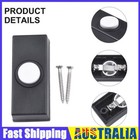 Plastic Door-Bell Chime Push Press Button White Inserts Wall Hard Wiring