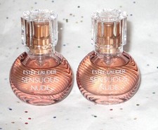 2 x Estee Lauder Sensuous Nude Perfume Spray Minis - RARE - Discontinued - u/b