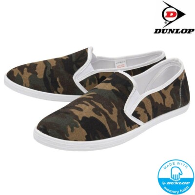 DUNLOP Canvas Schlupfschuhe - Bequeme Segeltuch Schuhe Für Sommer & Freizeit