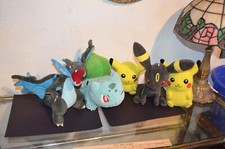 Pokemon Plush Lot of 5 Bulbasaur Charizard Eevee Pikachu