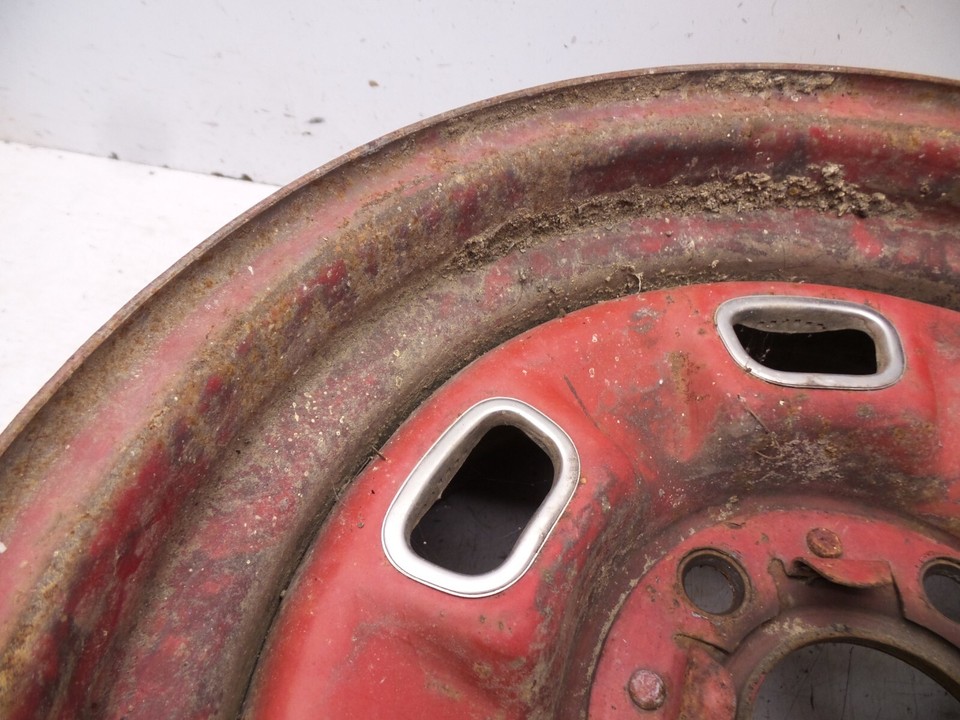 Camaro Chevrolet Chevy II Rally Wheels 14X7 JJ 6 Hole Steel Wheel Rim 4 ...