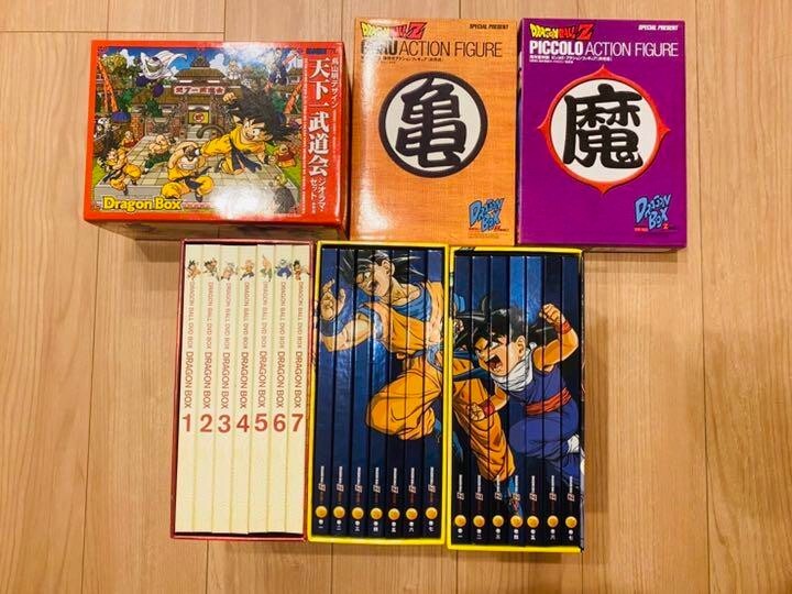 Dragon Ball Series DVD BOX Complete Set 1st + Z & Figure Japanese