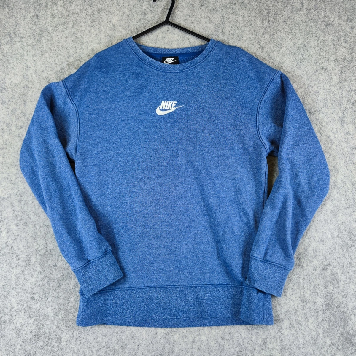 Nike vintage blue sweater cheap