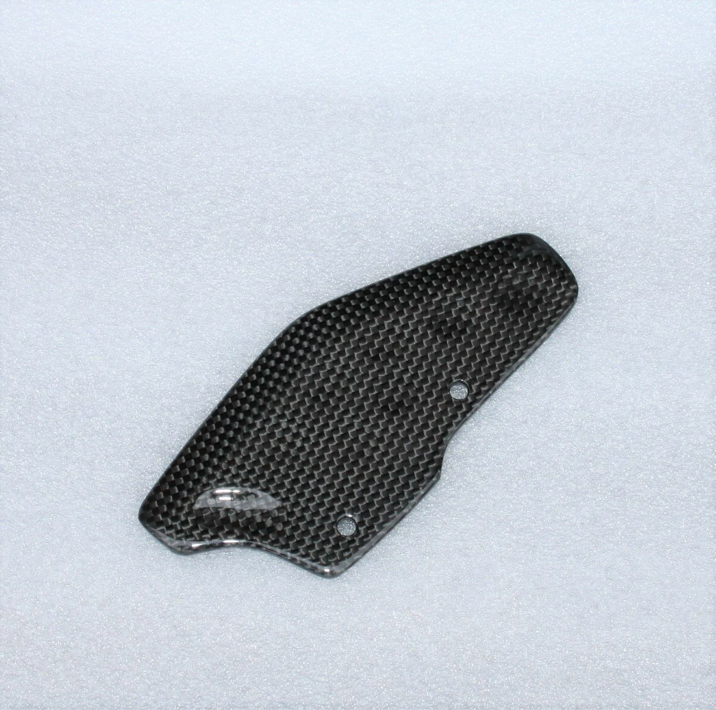 Cache pignon carbone brillant plain de prestige pour Ducati Hypermotard 1100