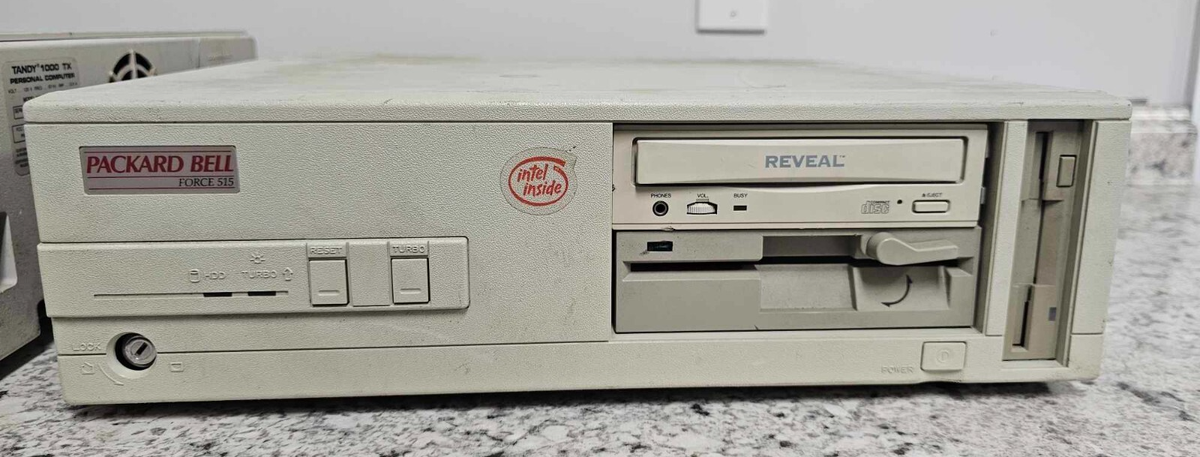 Vintage Retro Gaming Packard Bell Force 515 Computer w/Intel