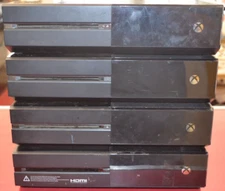 Lot of 4 Microsoft Xbox One Sytems 1540 CONSOLE ONLY PARTS/REPAIR