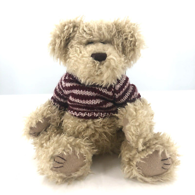 Boyds Collection JB Bean Series Bear Plush Sweater Felt Paws Stuffed Animal 12''