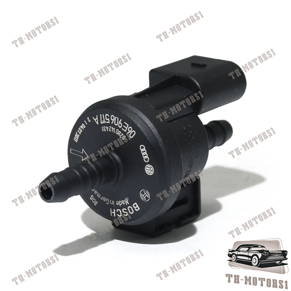 Válvula de purga de bote de vapor genuina BOSCH 06E906517A para Audi A4 A8 RS4 VW Beetle Foto 2 de 4