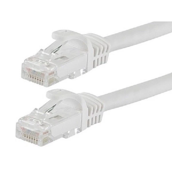 White 200 FT Foot 60M Cat5 Patch Ethernet LAN Network Router Wire Cable Cord NEW