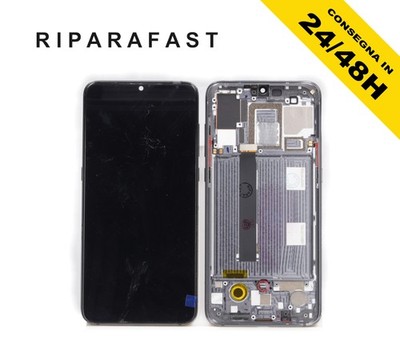LCD OLED Display Rahmen Xiaomi Mi 9 M1902F1G M1902F1A M1902F1T Touch Schwarz