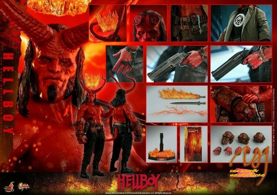Nuevo Hot Toys Mms527 Hellboy 1/6 en stock envío rápido Foto 3 de 3