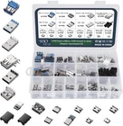180PCS USB 2.0 3.0 Type a Type C Micro USB Male Female Plug Adapter Connector