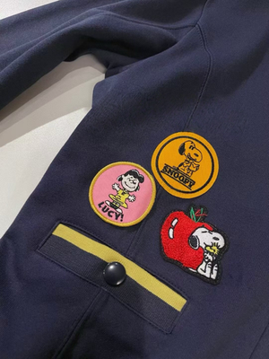 COACH×PEANUTS ★ スヌーピー カーディガン ネイビー COACH×PEANUTS ☆ スヌーピー カーディガン ネイビー COACH×PEANUTS