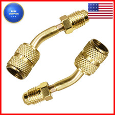 Duscoke 2Pcs R410A Adapter For Mini Split System- 5/16 Female To 1/4 Male Sae