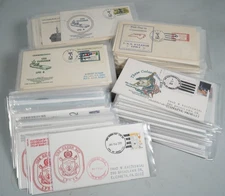 US 1970s-2020s COLLECTION OF 475 NAVAL COVERS ALL SLEEVED