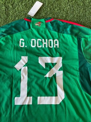 adidas Mexico Men's Home Jersey 22/23 Legend G. Ochoa #13 Sz 2XL