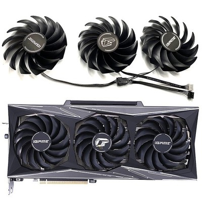 Graphics Cooling Fan Replacement for RTX3060ti 3070 3070ti 3080 3090 iGame