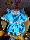 Vintage Cabbage Patch Kid coleco frilly turquoise dress set outfit
