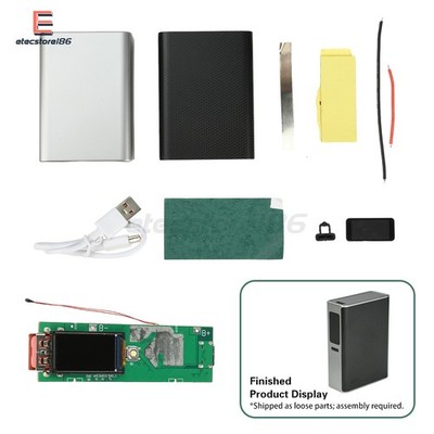 22.5W Fast Charging Module Color Screen DIY Power Bank Kit 21700 Battery Case