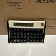Hewlett Packard HP 12C Financial Calculator WORKING See Pictures NO CASE