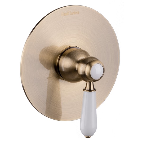 PaulGurkes Unterputz Einhandmischer Mischbatterie UP Nostalgie Bronze Messing-image