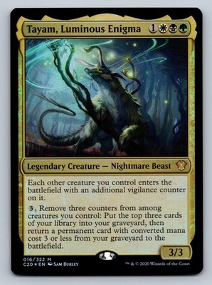Tayam, Luminous Enigma Commander 2020 16 Mythic NM Foil Magic: The Gathering