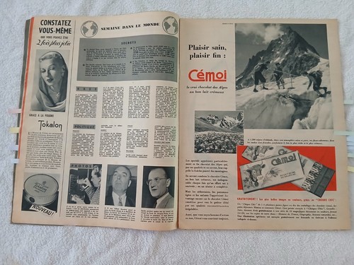 SEMAINE DU MONDE N°138 30/6/1955 ELIZABETH PHILIP LEA PERICOLI CONSTANTINE COTY - Picture 8 of 18