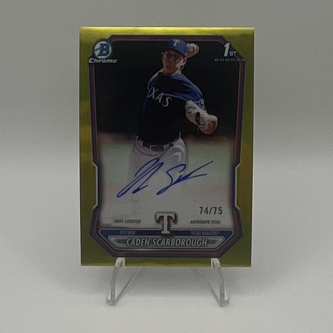 Bowman Baseball Texas Rangers Sports Trading Cards & Accessories