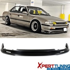 Fits 90-93 Honda Accord Mug Style Dx Ex Lx Front Bumper Lip Pp Unpainted Black