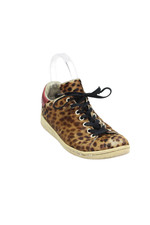 Isabel Marant Womens Pony Hair Animal Print low top Sneakers Brown Size 37 7