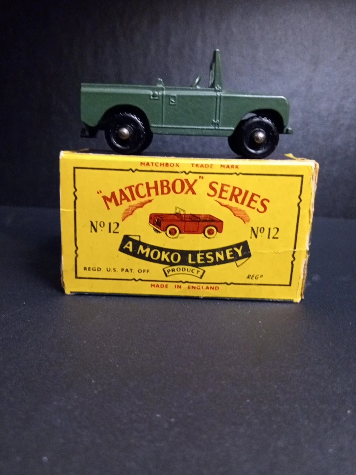 Matchbox 12B Land Rover 1959 VN/MINT  Original B5 Box - Image 2 of 4
