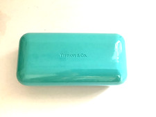 Tiffany Co Hard Shell Clam Case for Sunglasses, Glasses NEW
