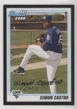 2010 Bowman Prospects Wrapper Redemption Black Simon Castro #BP48