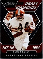 2022 Panini Absolute #DD-18 Leroy Kelly Draft Diamonds