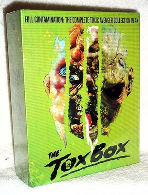The Tox Box Collection LIMITED EDITION (4K/Blu-ray, 2025, 10-Disc) Troma violent