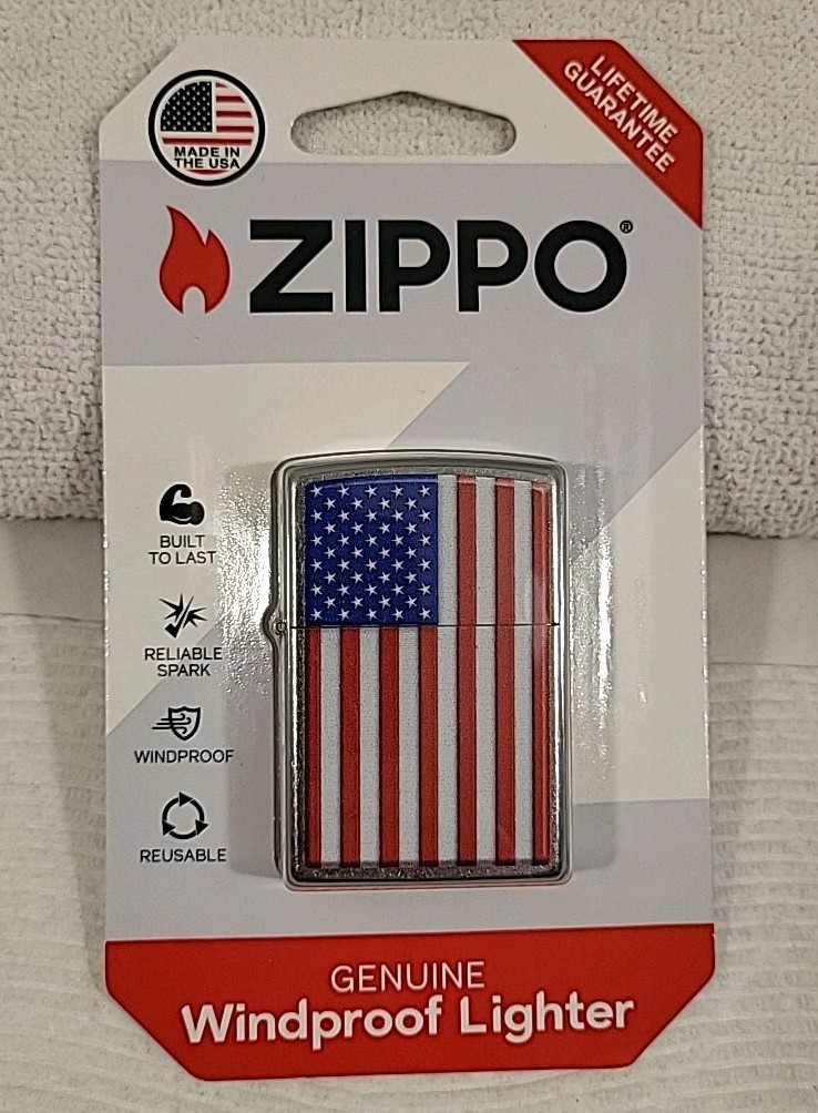 Patriotic Stars & Stripes Usa Polished Chrome 29729