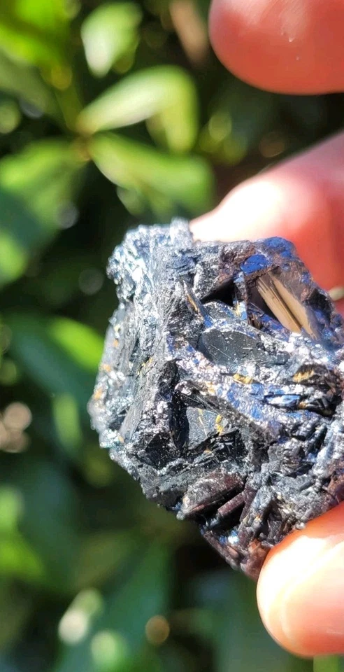 Hämatit, Hämatit mit Golden Rutil Brasilien/ 78g - Bild 2 von 4