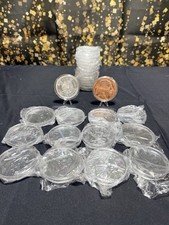 Set of 10 Clear 65 MM Round Plastic Coin Capsules/Holders Lot - 65mm Capsules