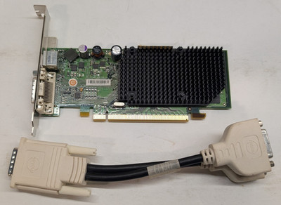 Dell ATI Radeon X1300 256MB PCI-E Graphics Card 0GJ501 2x DVI w/ Cable Adapter