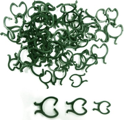 TrendLine Garten-Clip-Set 50-teilig Gartenclips Pflanzenunterstützung Spalier