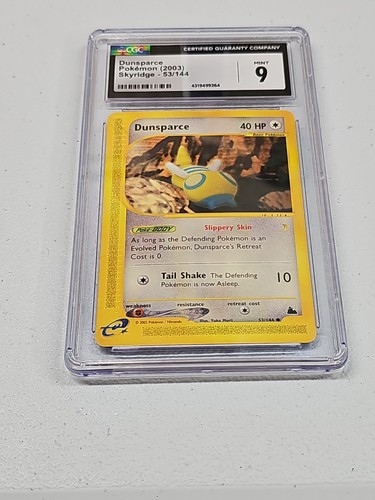 Dunsparce graded CGC 9 for sale on eBay