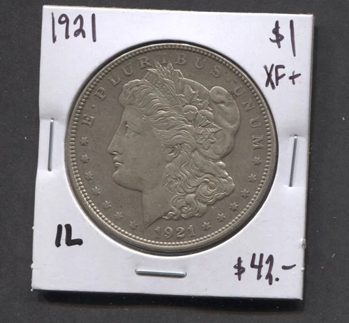 1921-Morgan Dollar- XF+