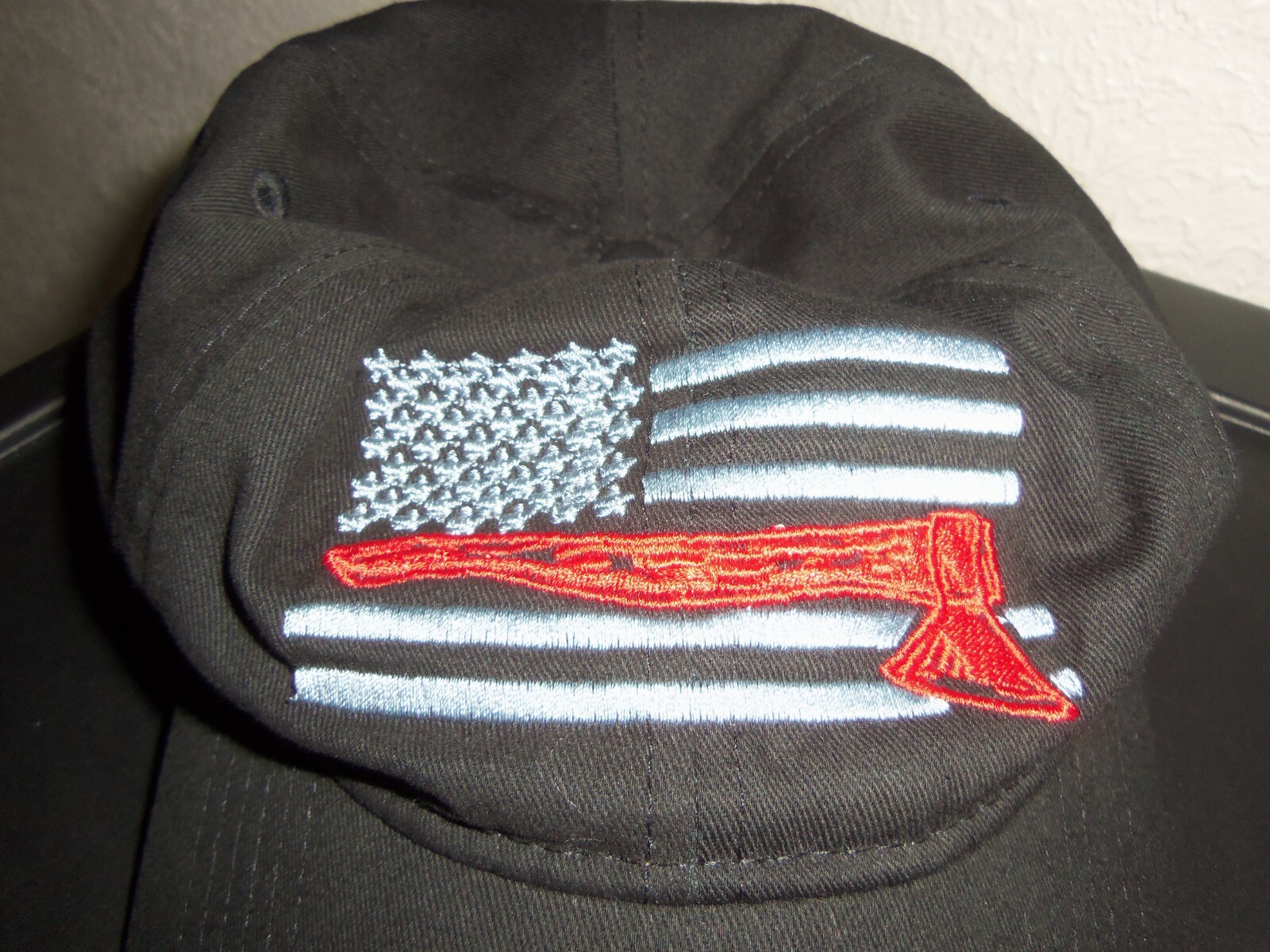 Thin Red Line Firefighter Axe Adjustable Embroide… - image 7