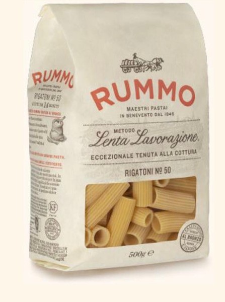 10 X Rummo Pasta 500G Rigatoni No 50 Italienische Nudeln-image