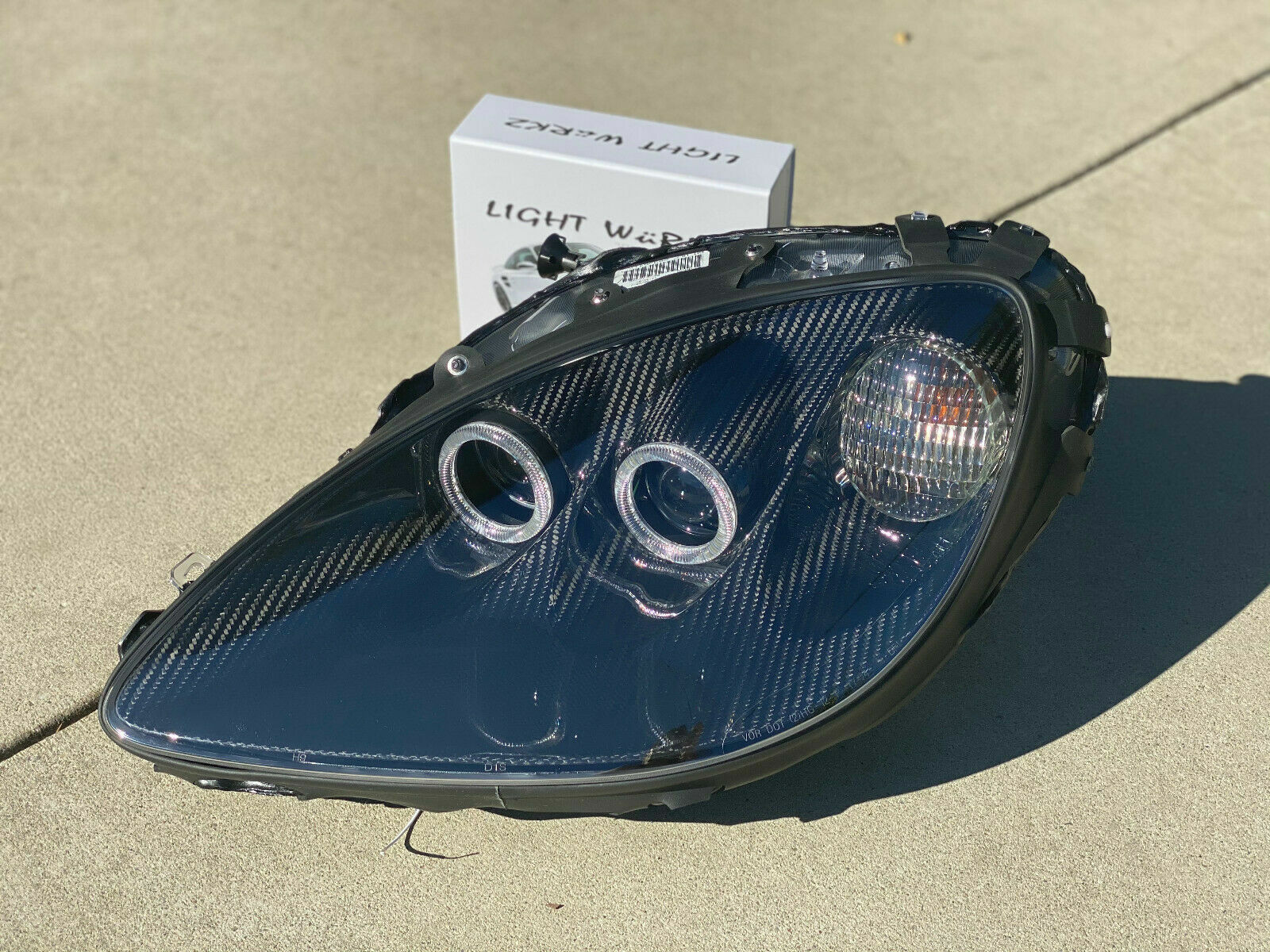 For C6 Corvette Base Z06 Grand Sport ZR1 20052013 Headlights Carbon