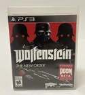 Wolfenstein: The New Order PS3 (PlayStation 3, 2014) CIB Complete, Tested!