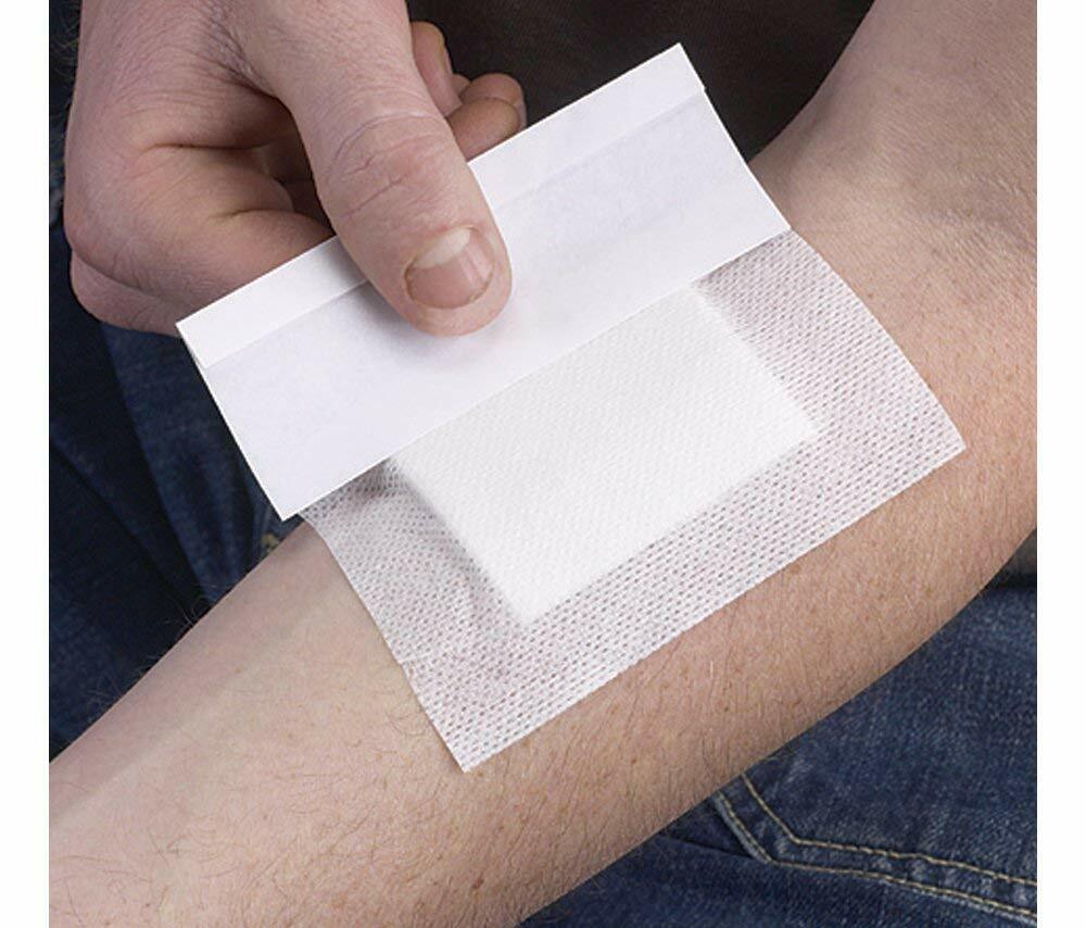 8 Sensitive Skin Graze Dressing Pads Sterile Hypoallergenic Wound Cut